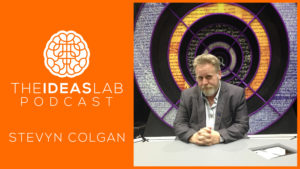 Stevyn colgan the ideas lab banner podcast