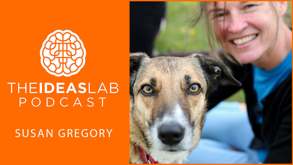 Susan-gregory-on-the-ideas-lab-podcast-with-john-williams-slurps-for-pets.